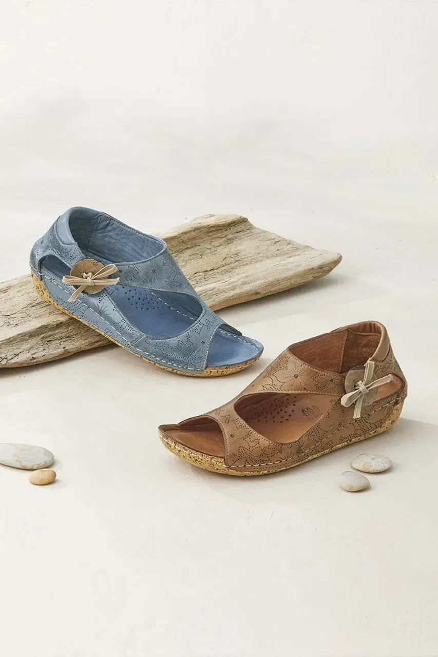 Lorelle Leather Sandals by Spring Step®