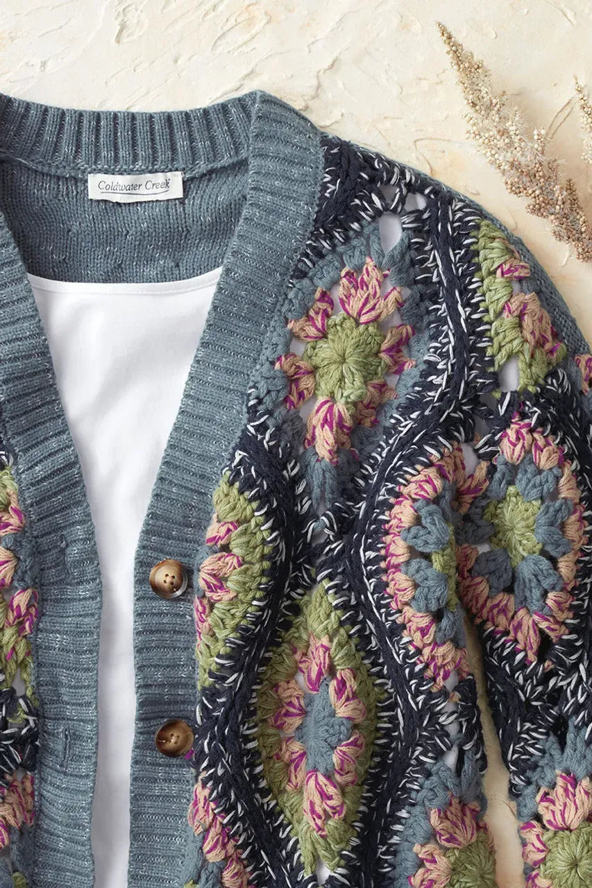 New Roads Crochet Cardigan