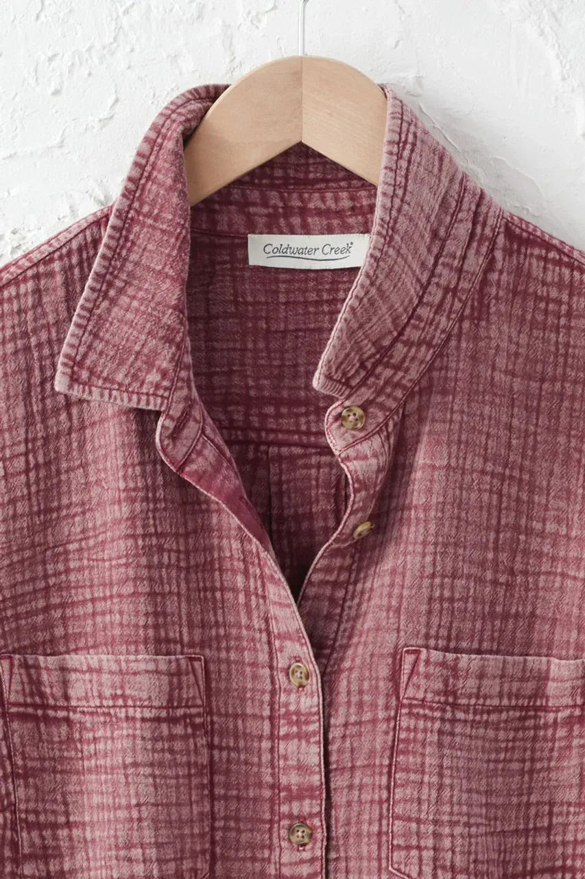 Vintage Wash Gauze Big Shirt