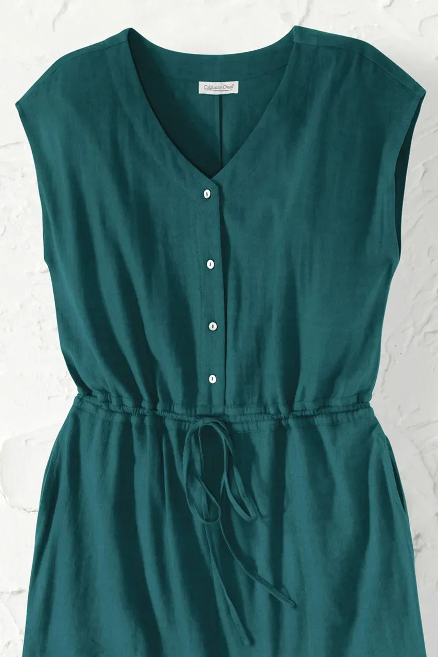 Summer Light Button-Front Jumpsuit