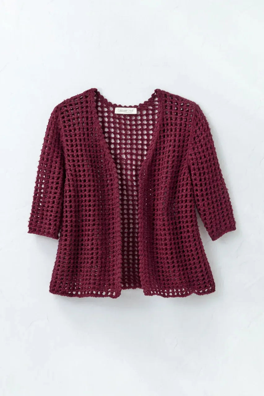 Latticed Sweater Shrug