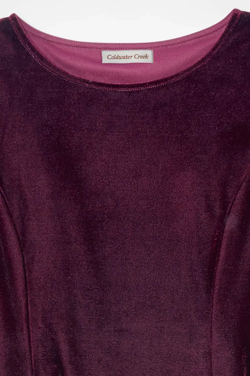 Stretch Velvet Dress
