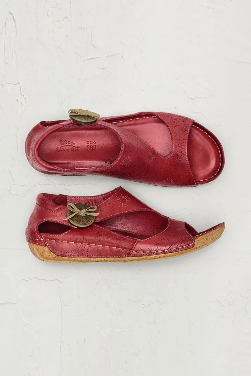 Lorelle Leather Sandals by Spring Step®