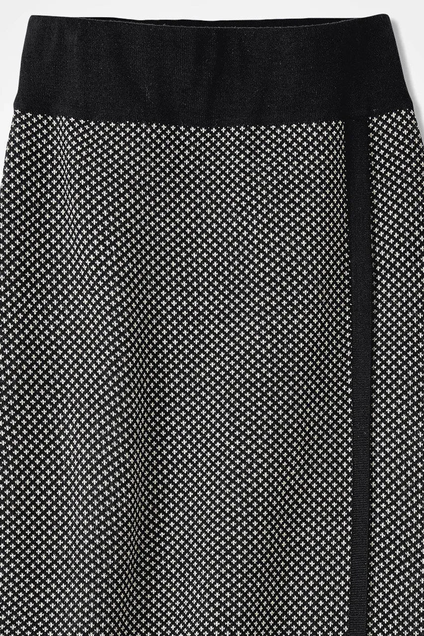 Bird’s-Eye Sweater Skirt