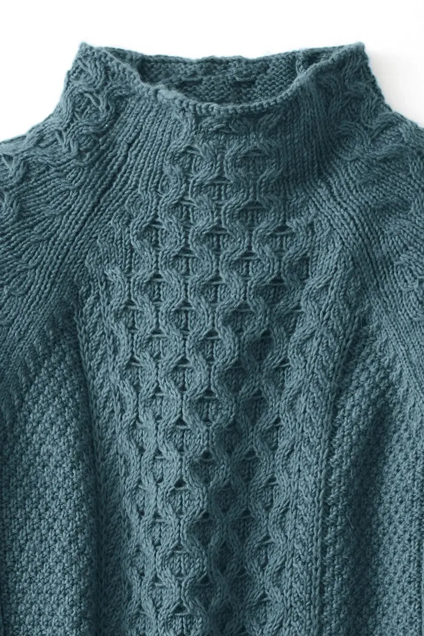 Honeycomb Pullover Sweater