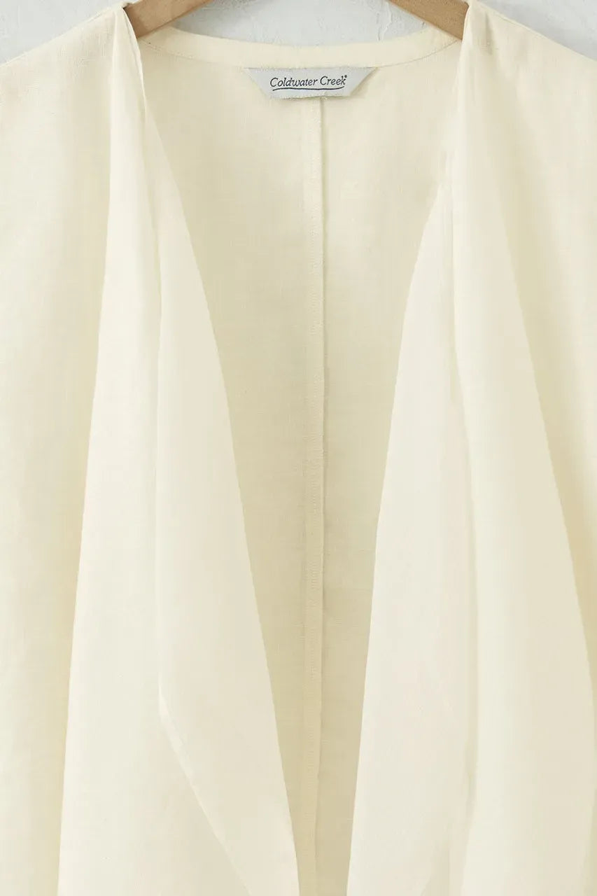 Layered Linen Topper