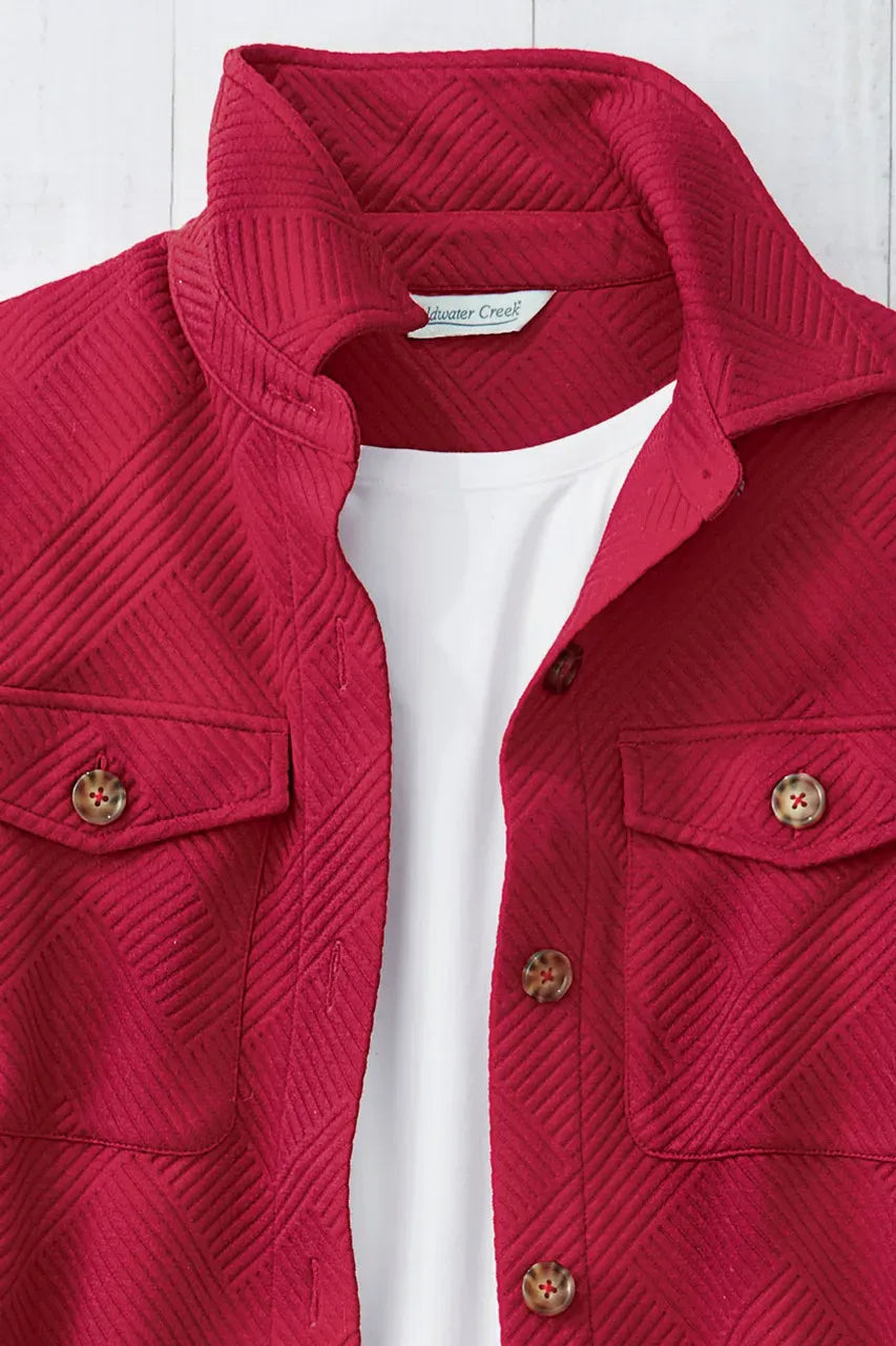 Soft Impressions Shirt Jacket