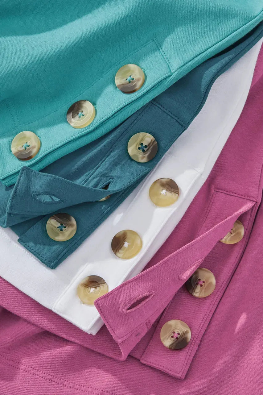 #BestCottonTM Side-Button Tunic