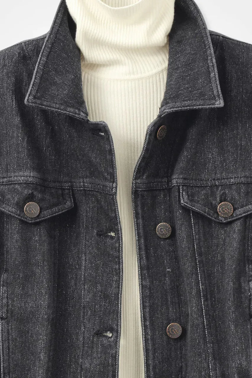Knit Denim Jacket
