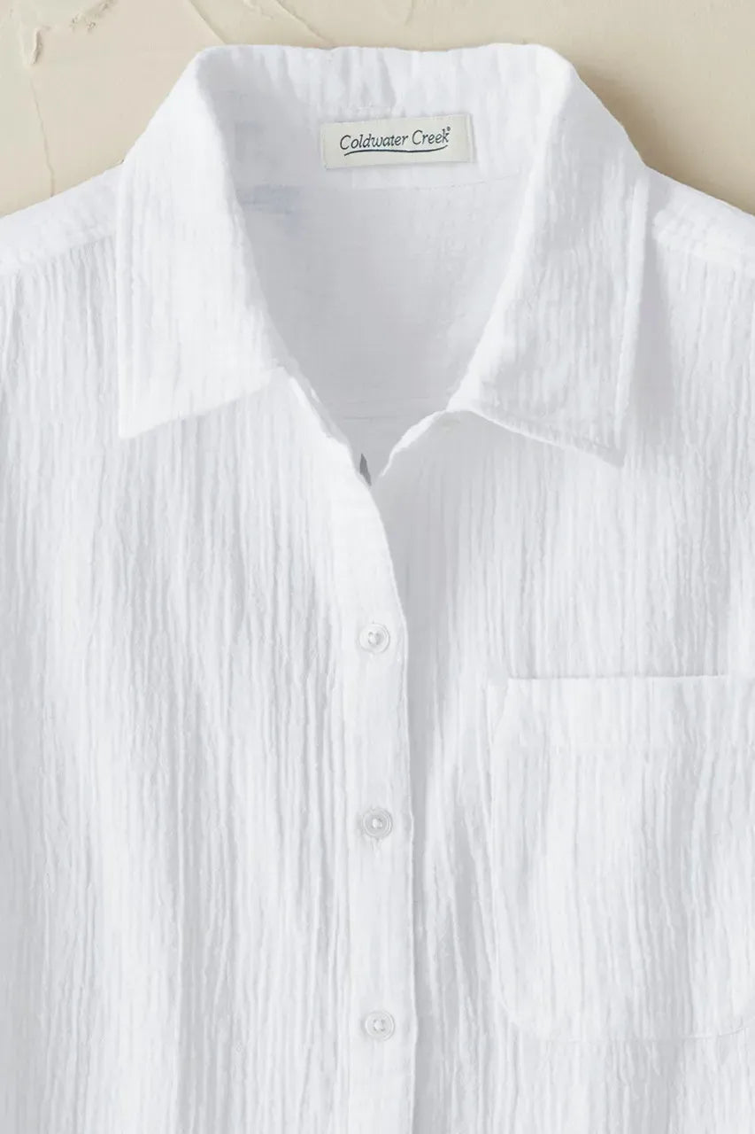 Summer Breeze Gauze Camp Shirt