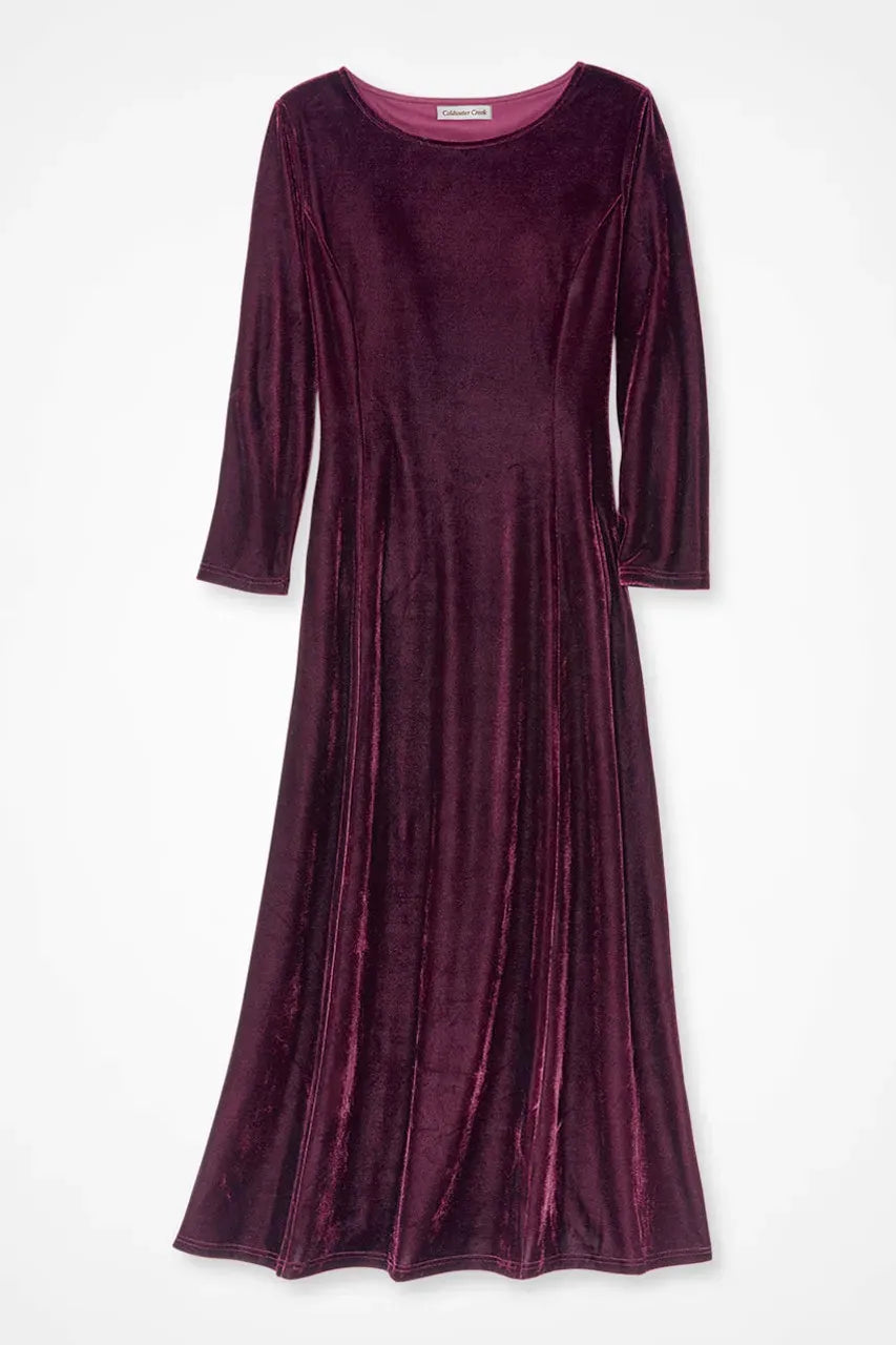 Stretch Velvet Dress
