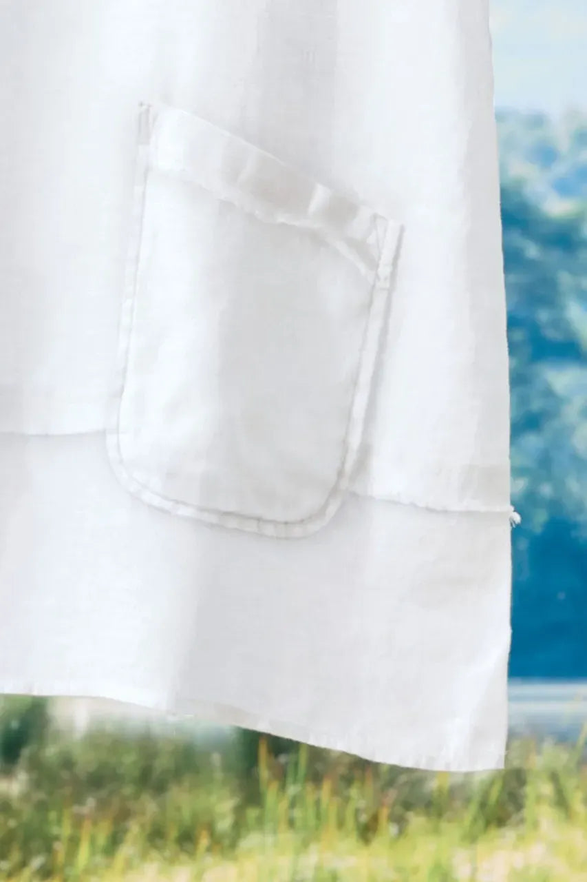Oversized Linen Pocket Tunic