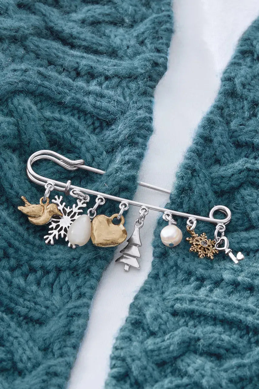 Winter’s Charm Sweater Pin