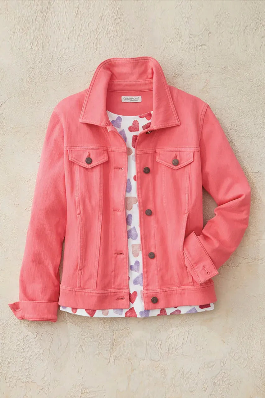 Knit Denim Jacket
