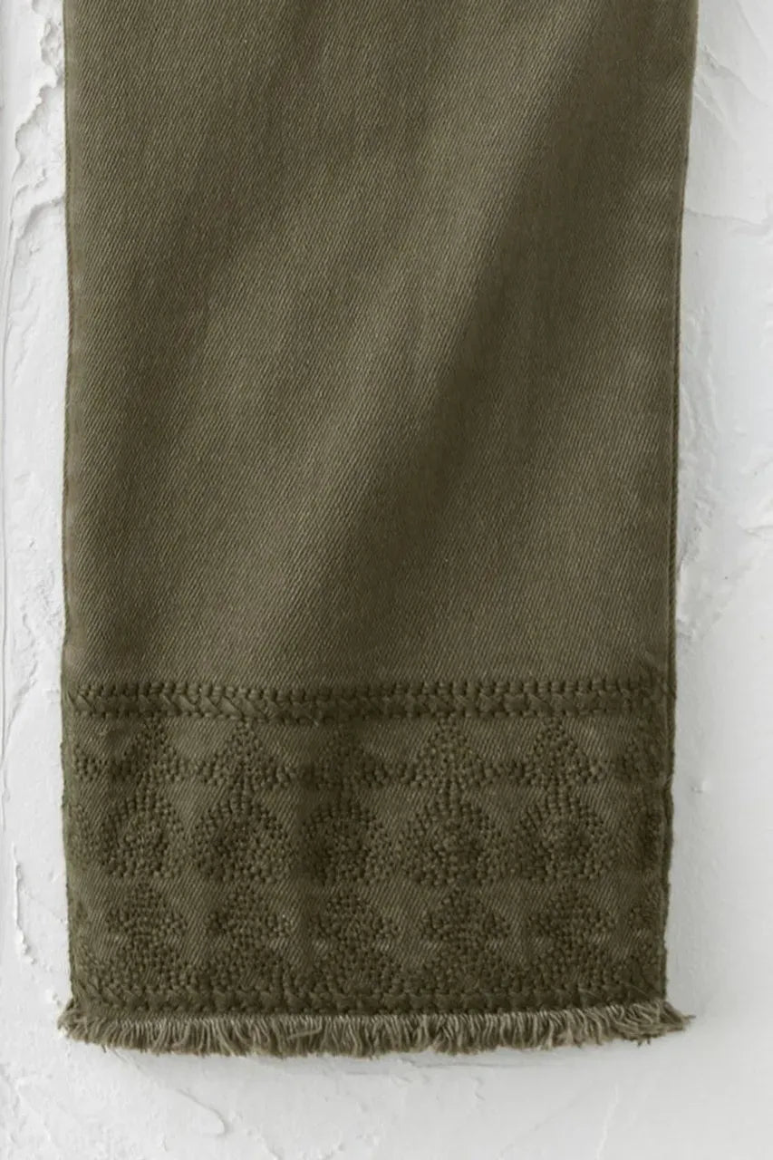 Edgewater Frayed Hem Ankle Pants