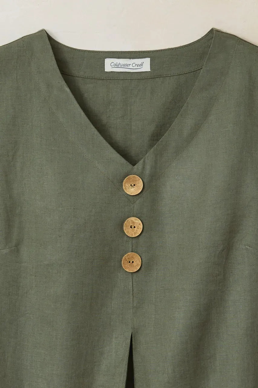 Boxy Linen Top