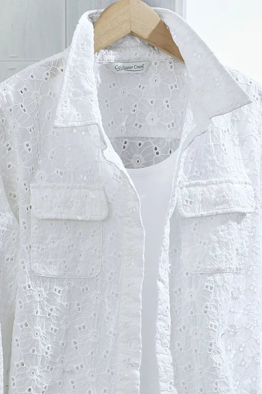 Everyday Eyelet Jacket