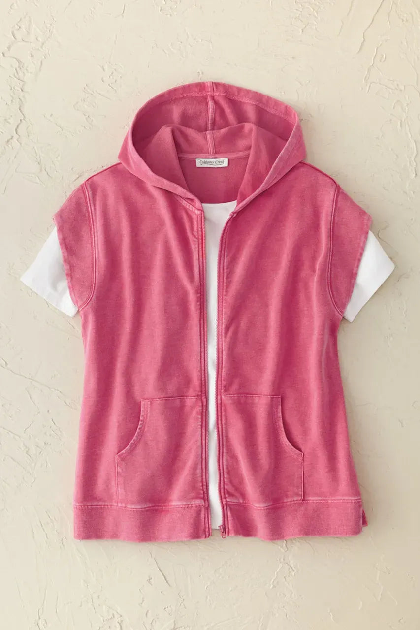 Colorwash Short-Sleeve Sweatshirt