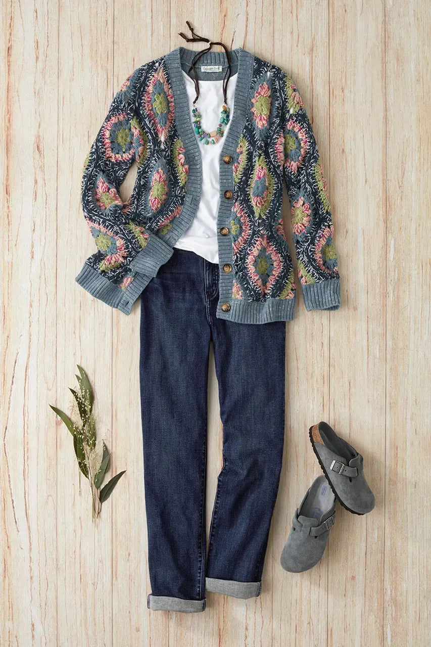 New Roads Crochet Cardigan