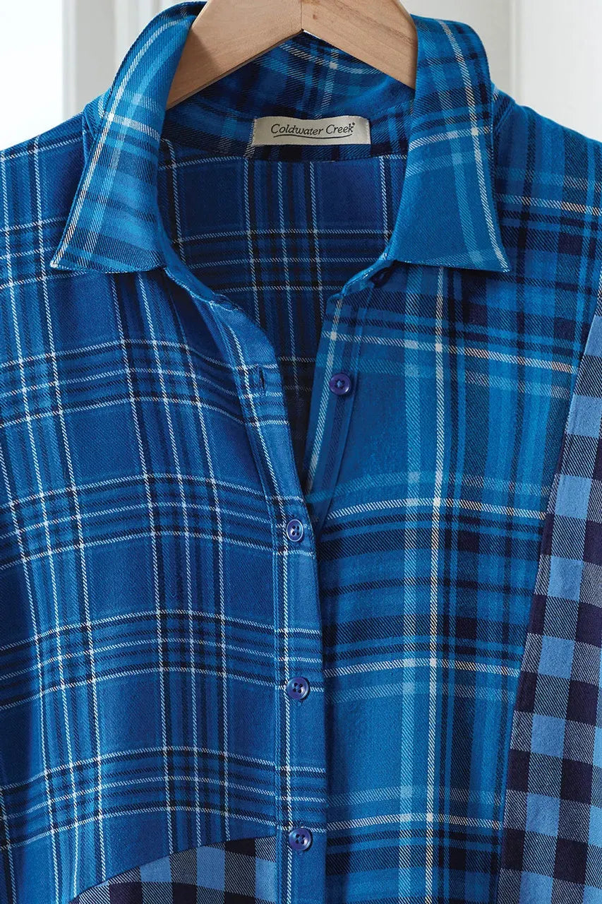 Into the Mix Plaid Tunic