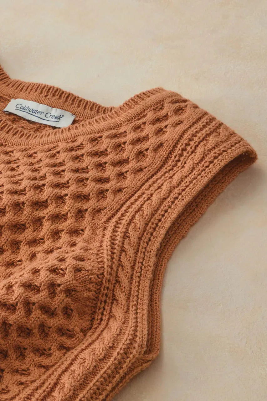 Honeycomb Sweater Tank