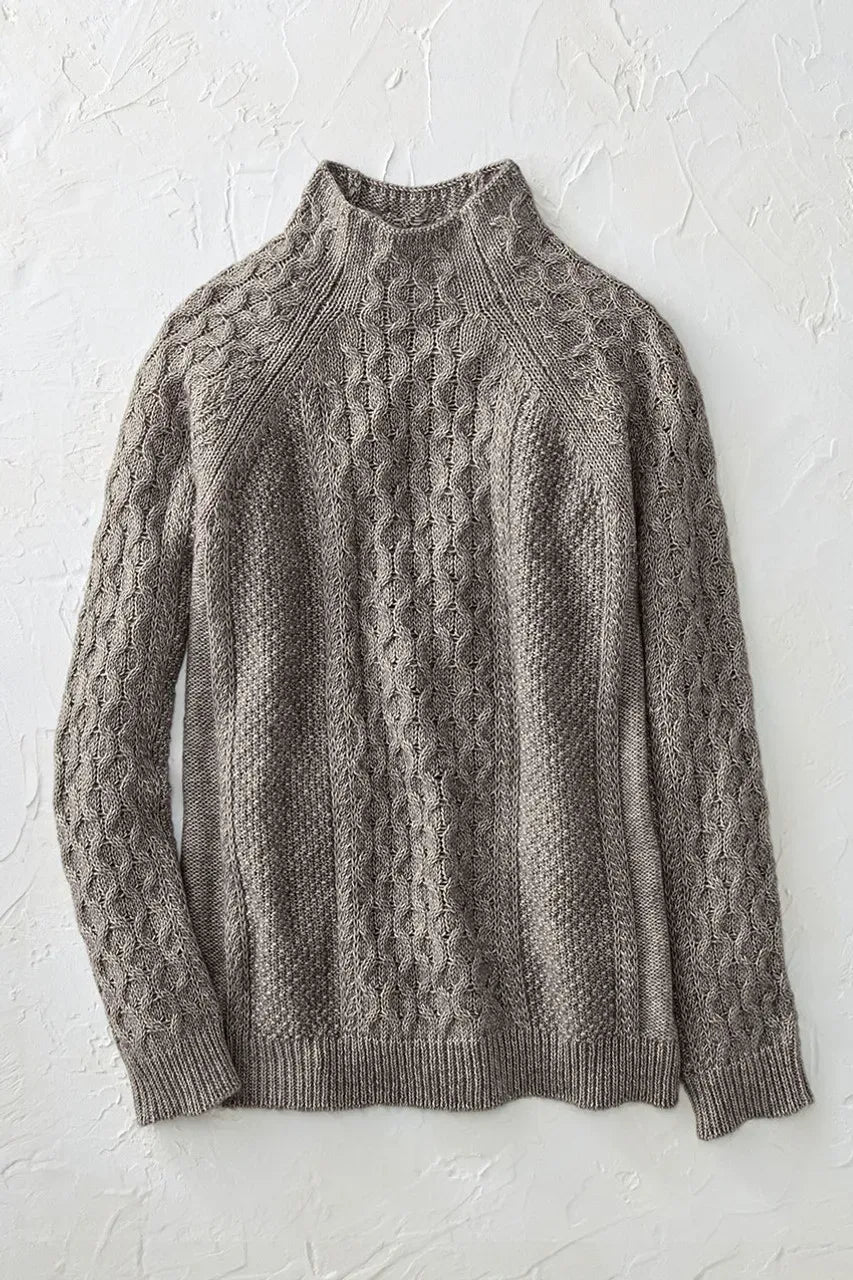 Honeycomb Pullover Sweater