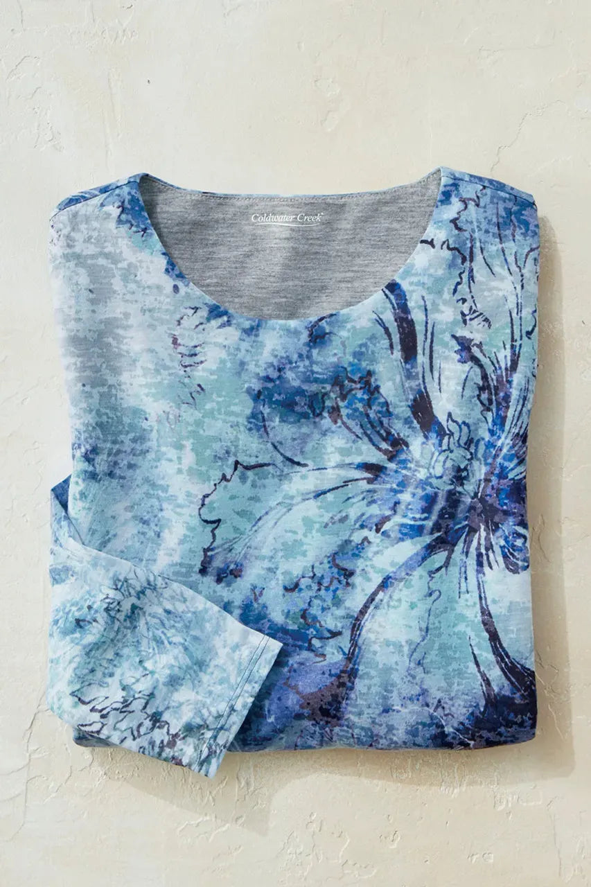 Blossom Harmony Burnout Tee