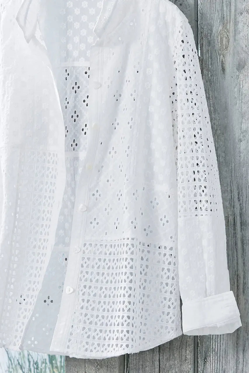 Effortless Eyelet Shirt