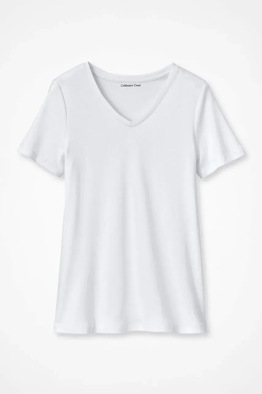 #BestCottonTM V-Neck Tee