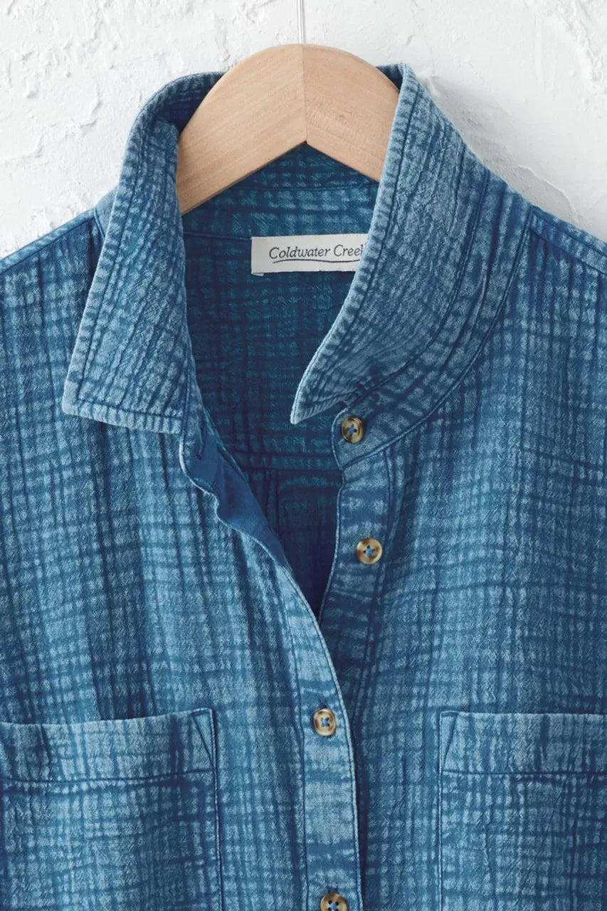Vintage Wash Gauze Big Shirt
