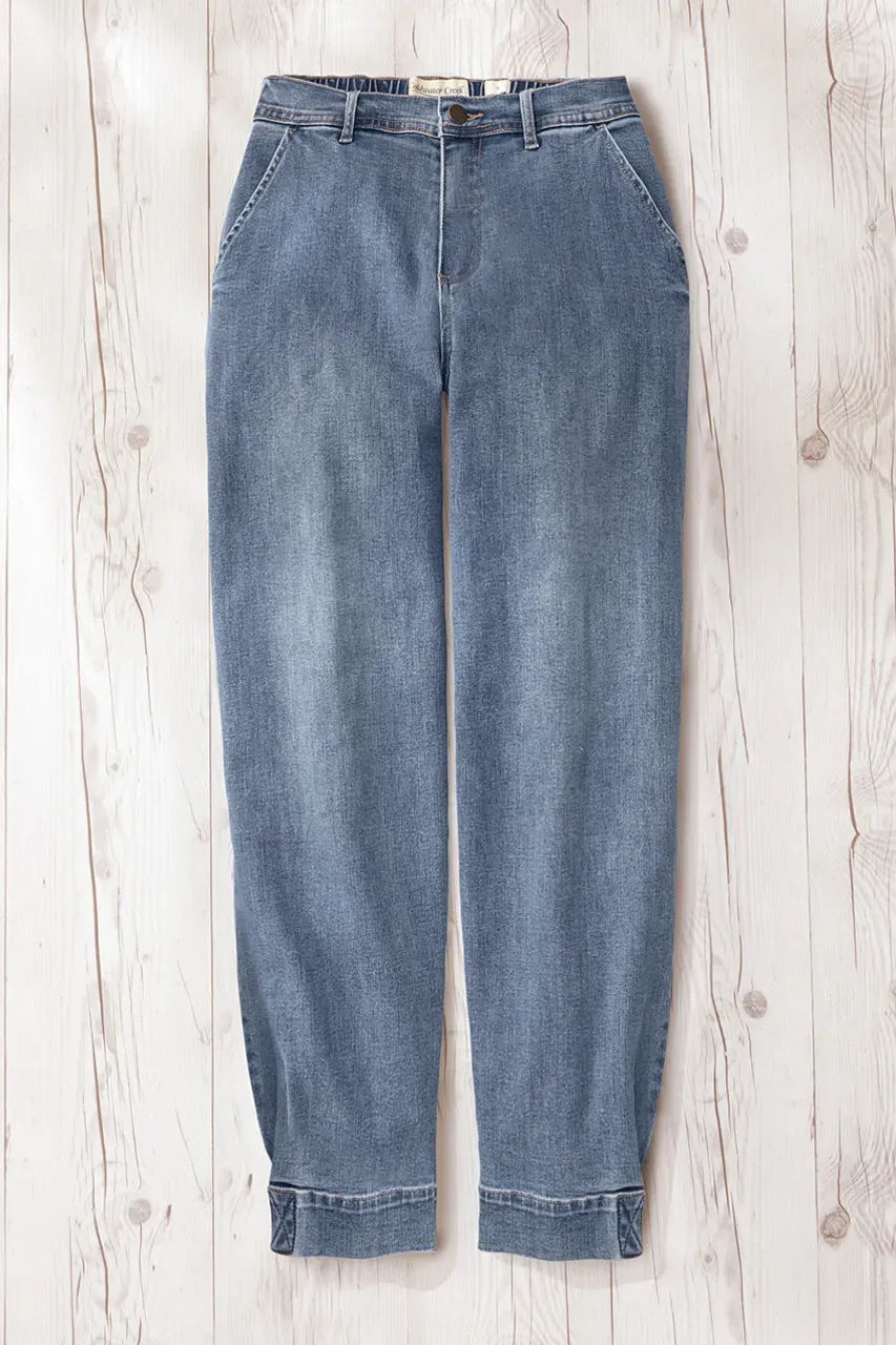 Lantern-Leg Jeans
