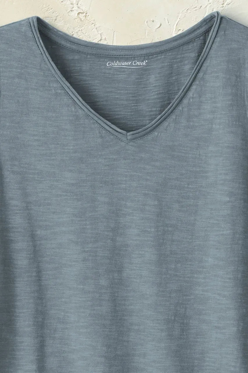 Everyday Ease Sleeveless Slub Tunic