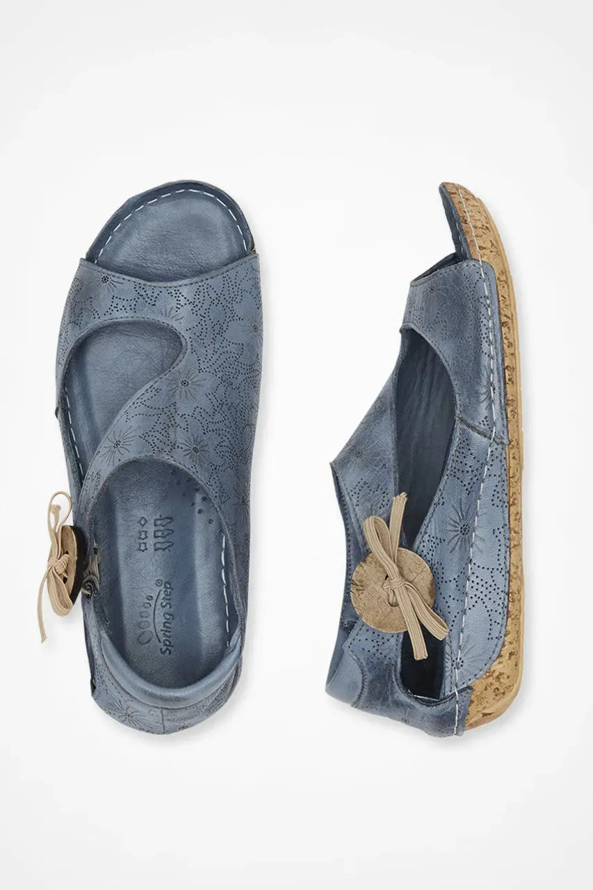 Lorelle Leather Sandals by Spring Step®