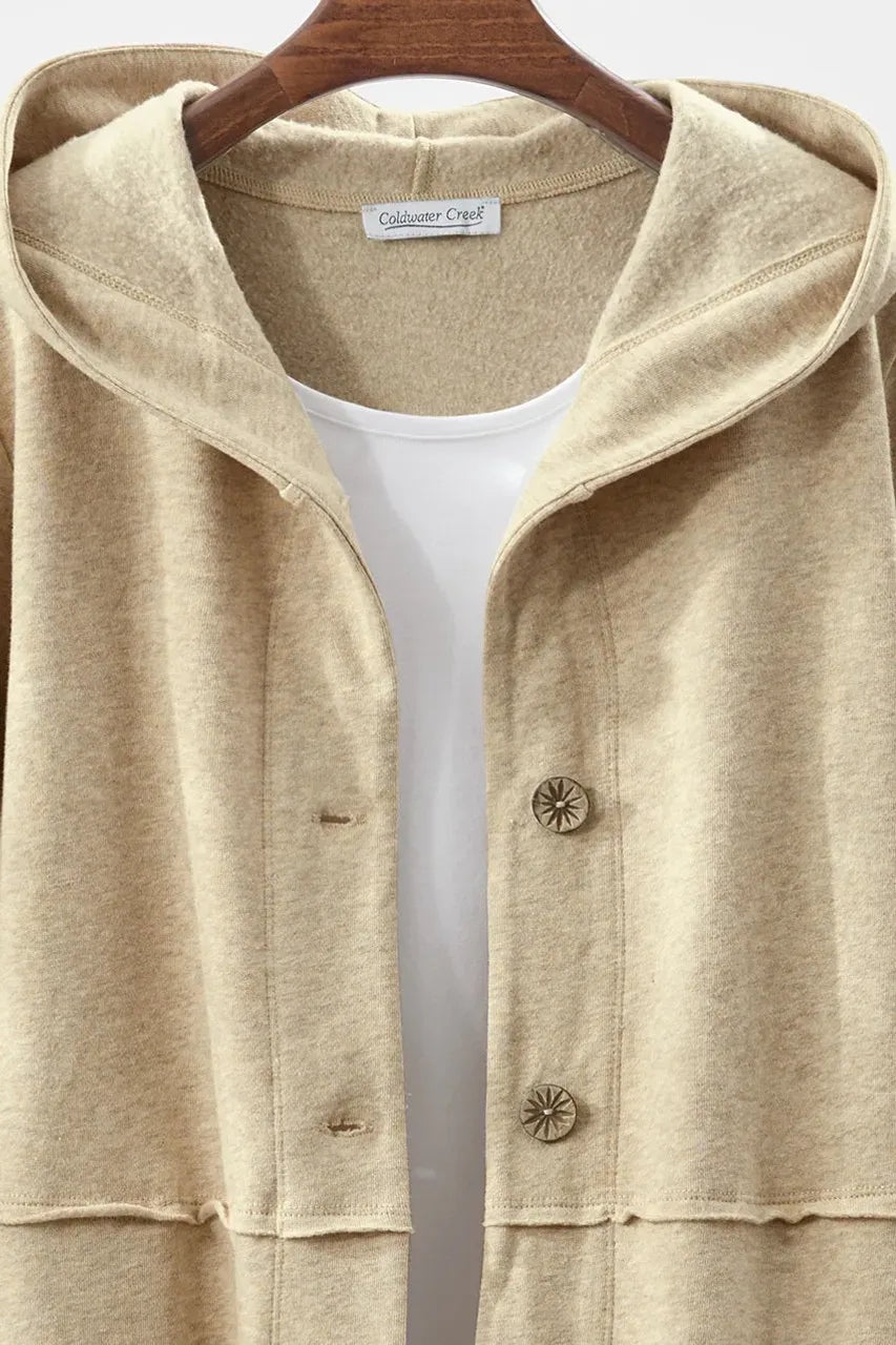 Fleece Swing Cardigan