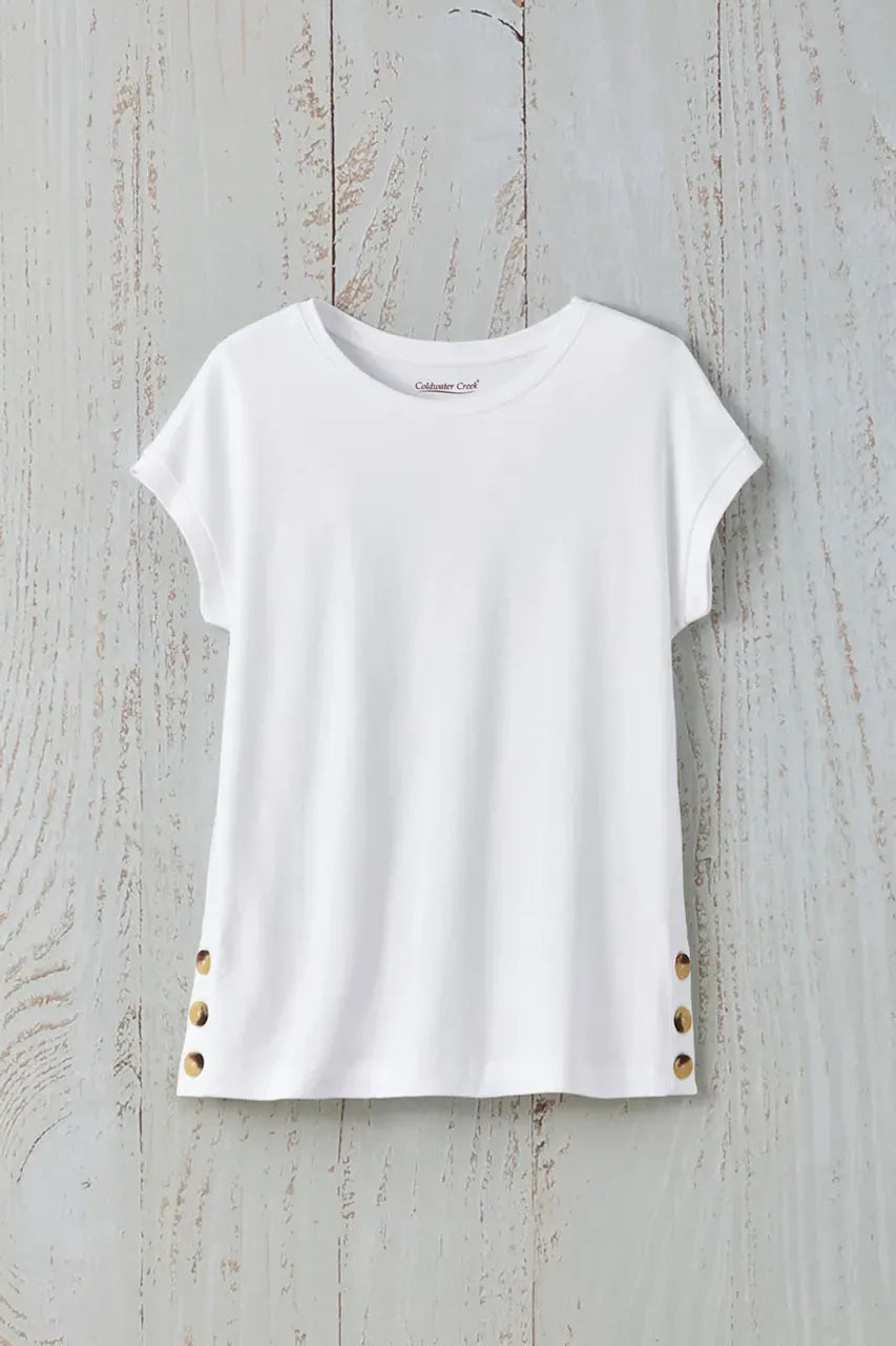 #BestCottonTM Side-Button Tunic