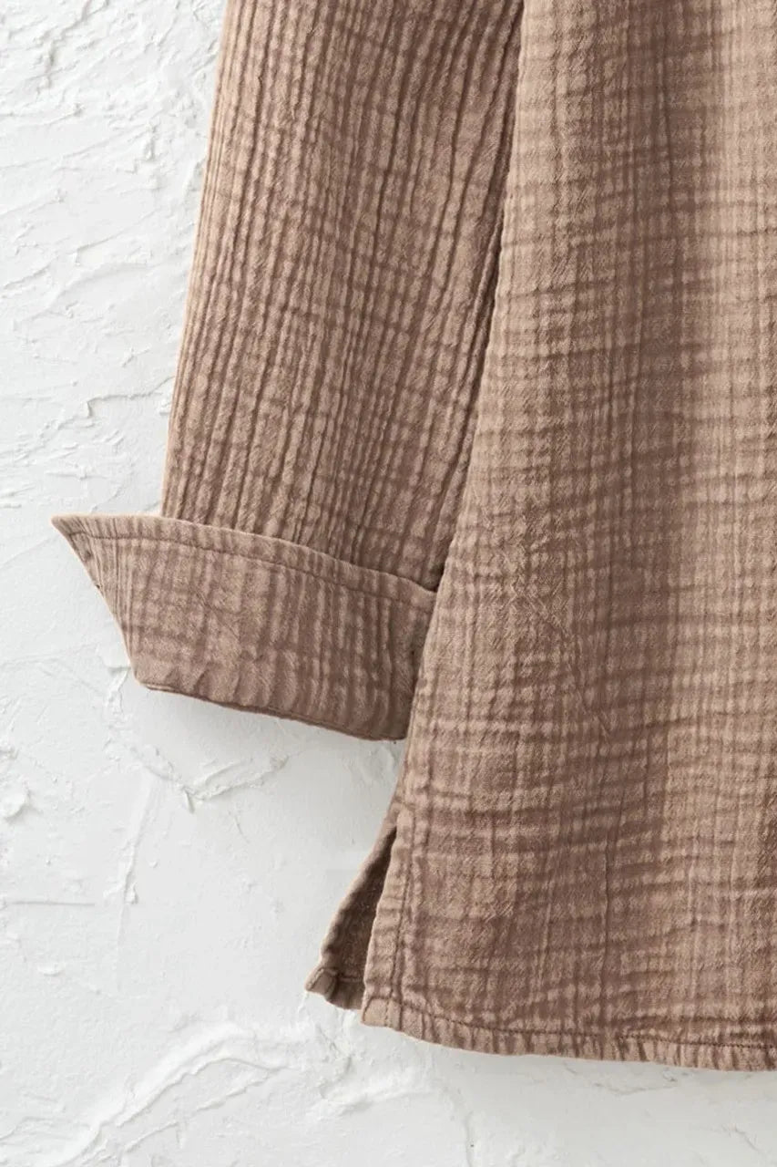 Vintage Wash Gauze Big Shirt