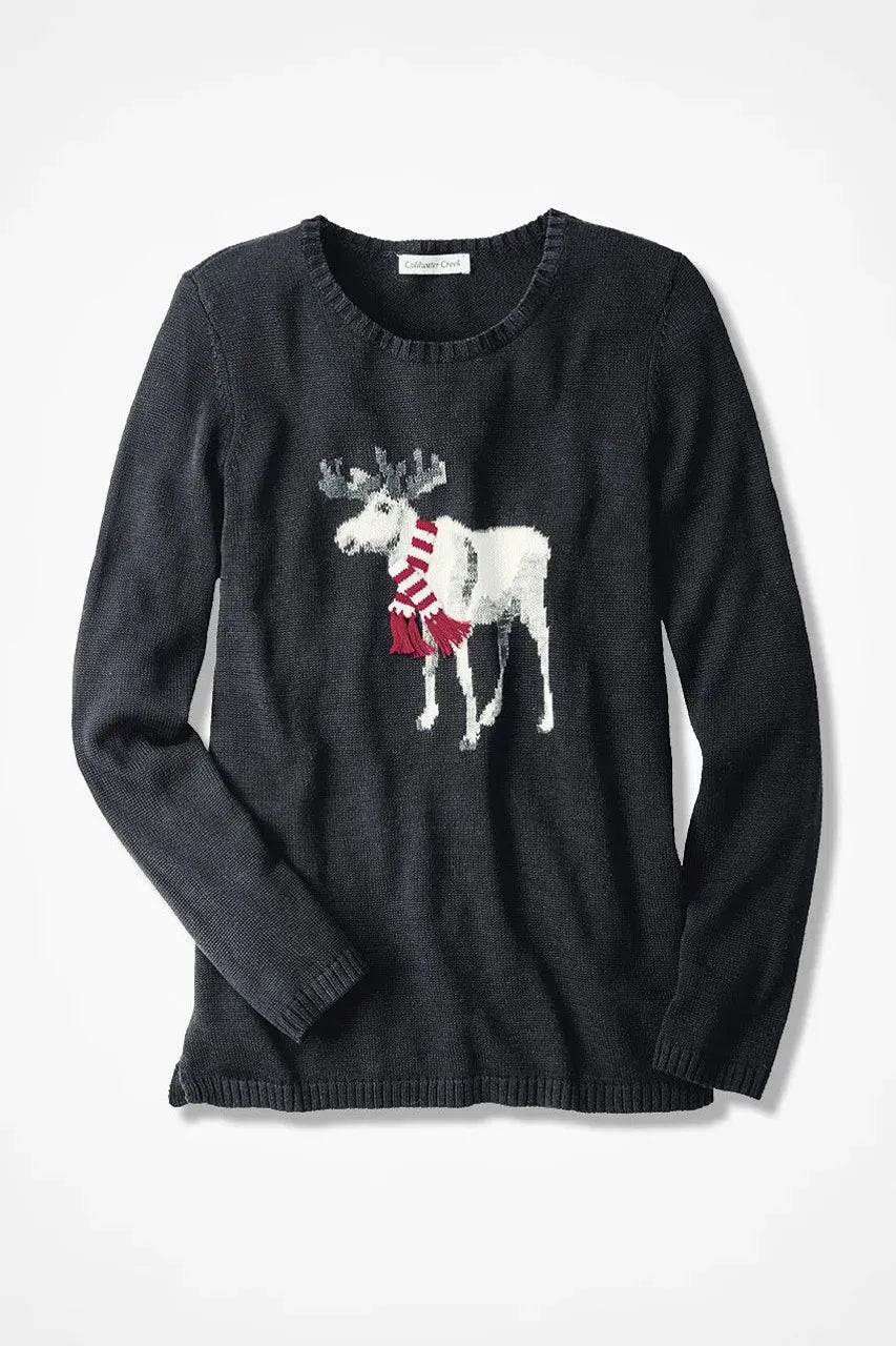 Moose is Loose Sweater