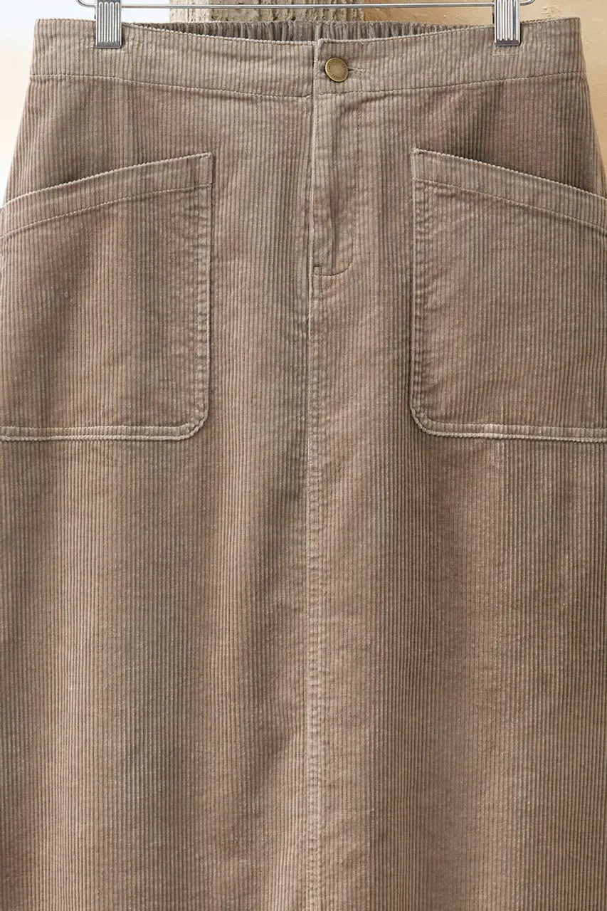 Corduroy Boot Skirt