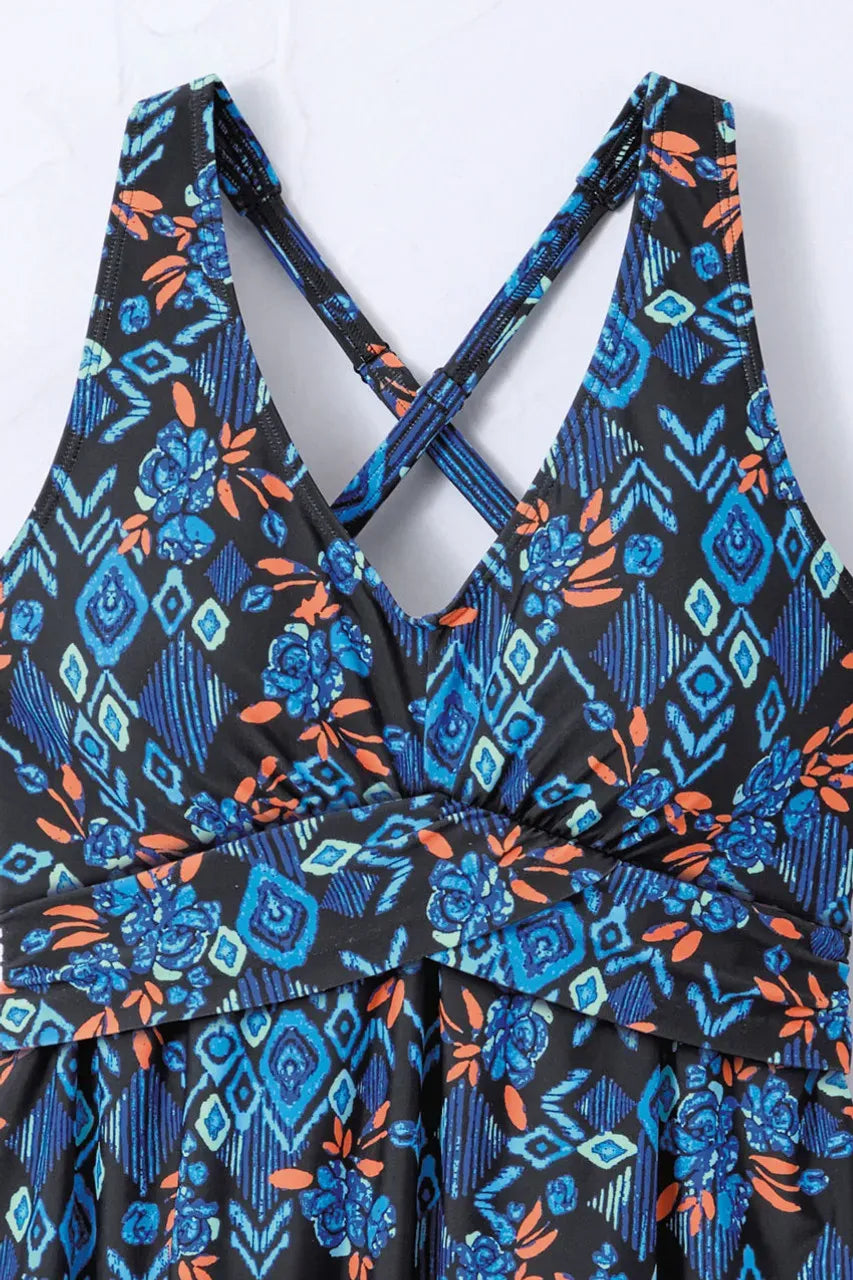 Free Spirit ShapeMeTM Crossover Swimdress