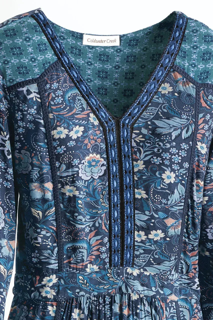 Tale of Two Prints Knit Dress