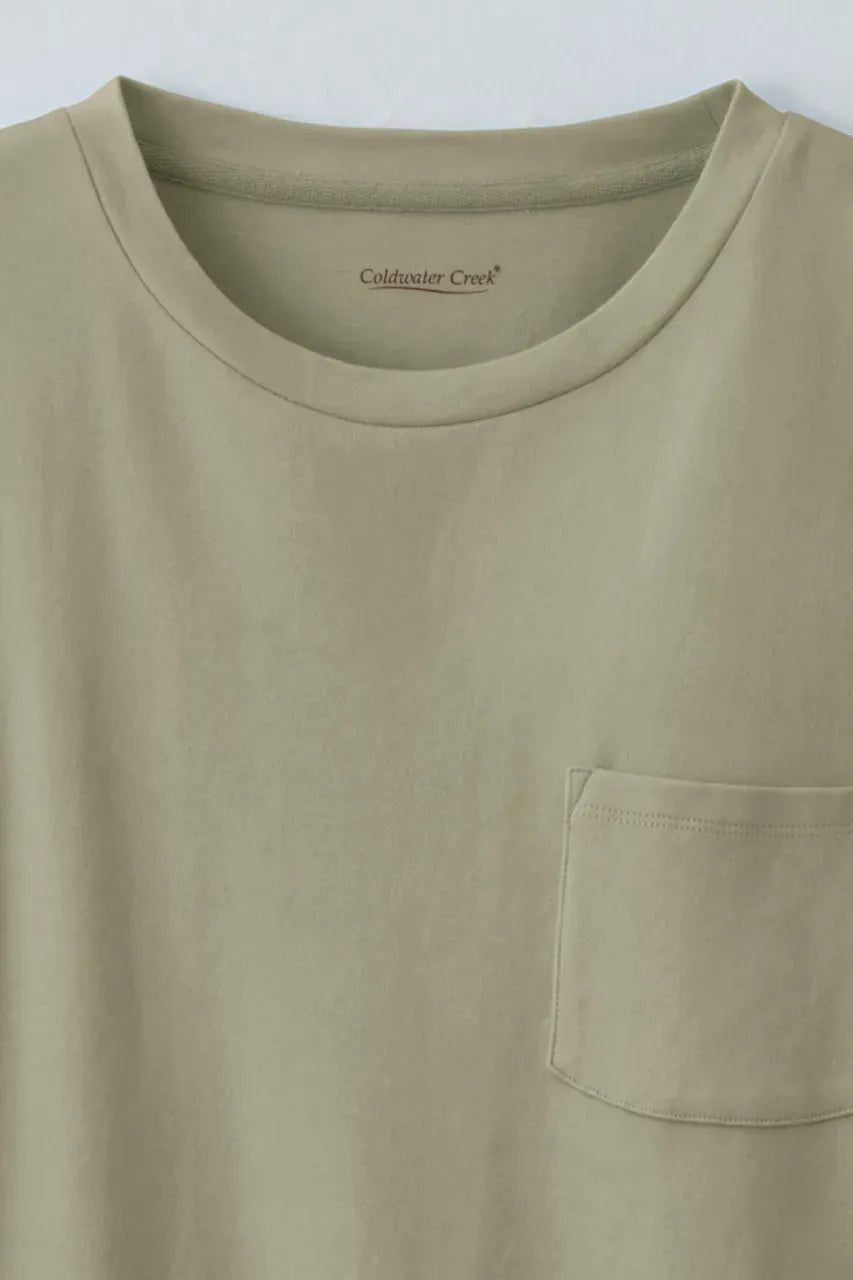 #BestCottonTM Boxy Pocket Tee