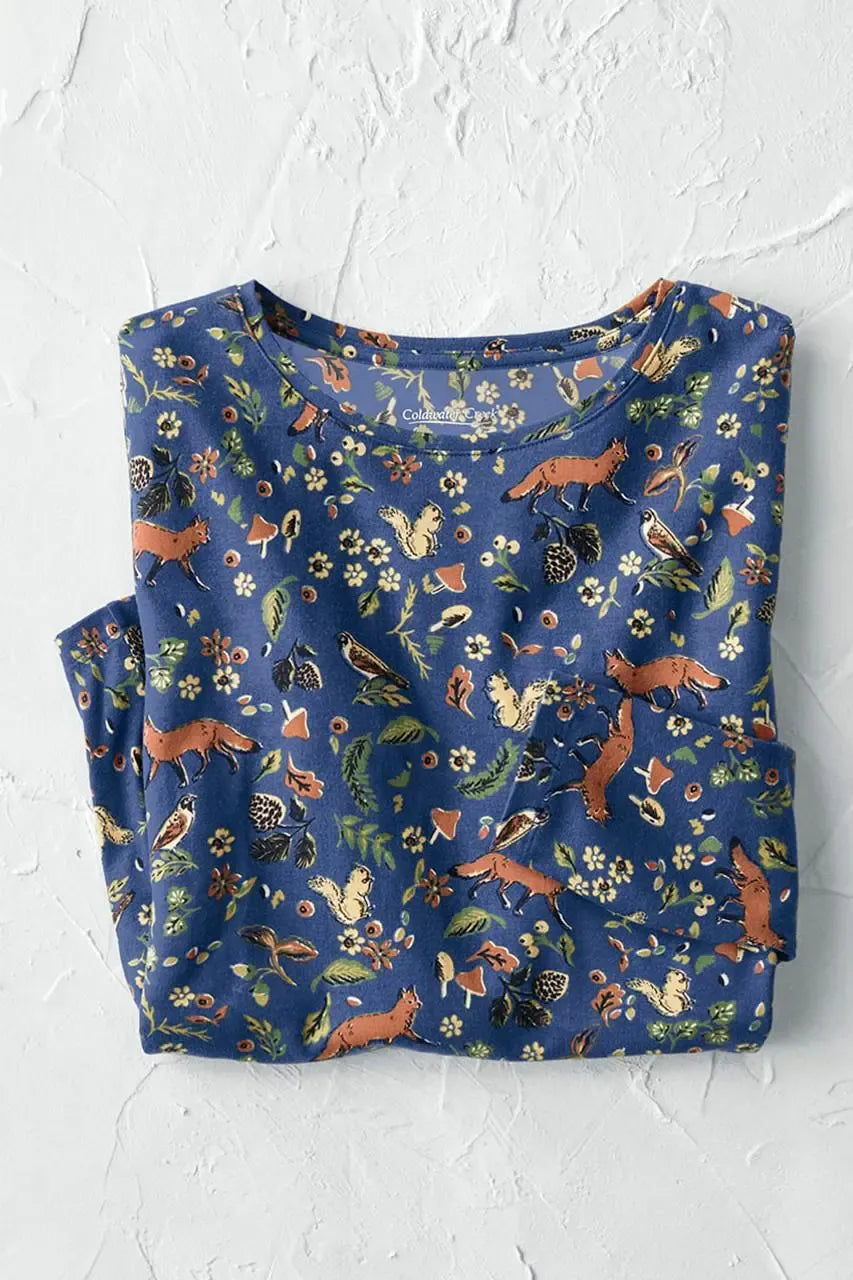 Forest Fauna PrimaKnit® Tee