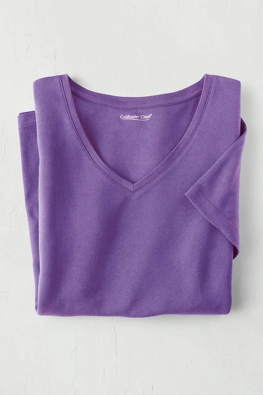 #BestCottonTM V-Neck Tee