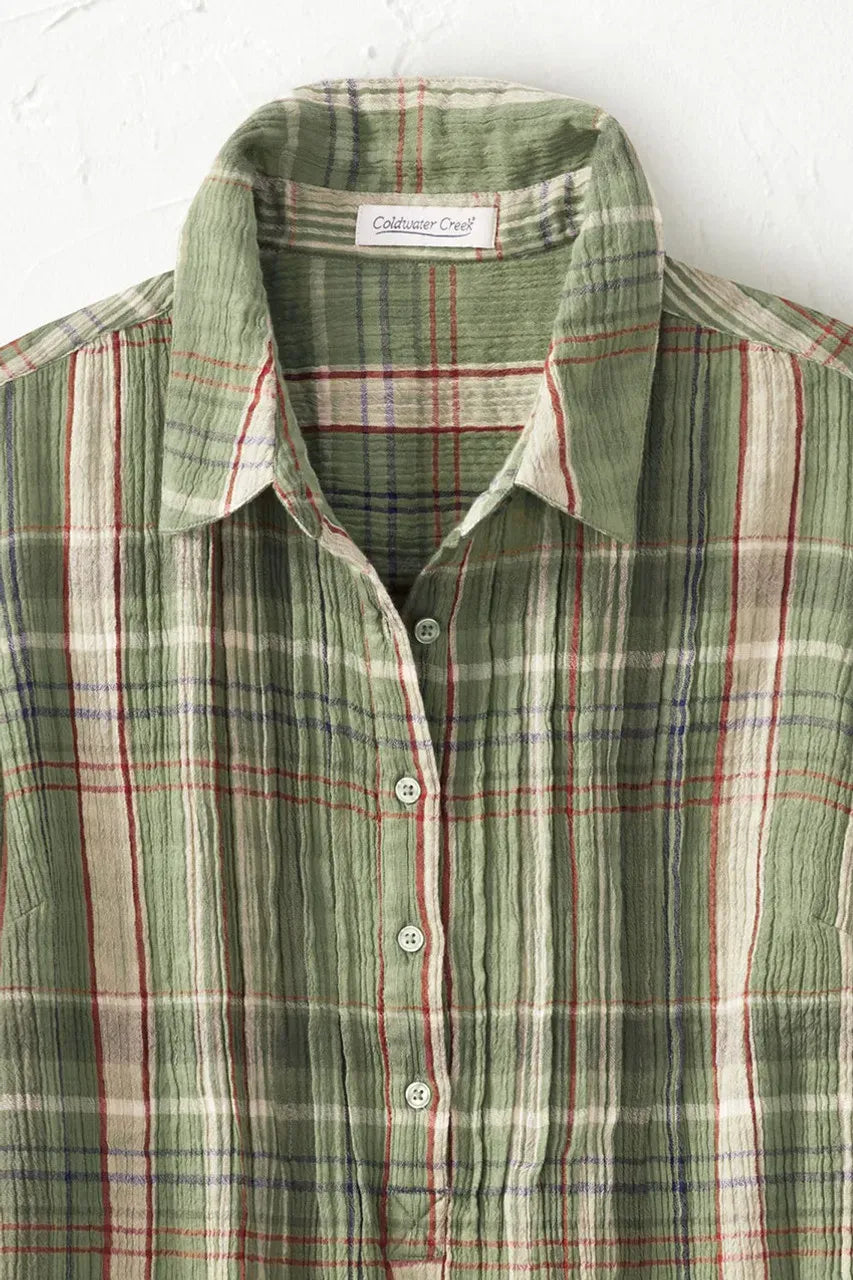 Ripple Creek Plaid Popover