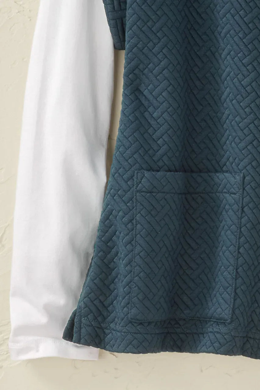 Cap-Sleeve Quilted Vest