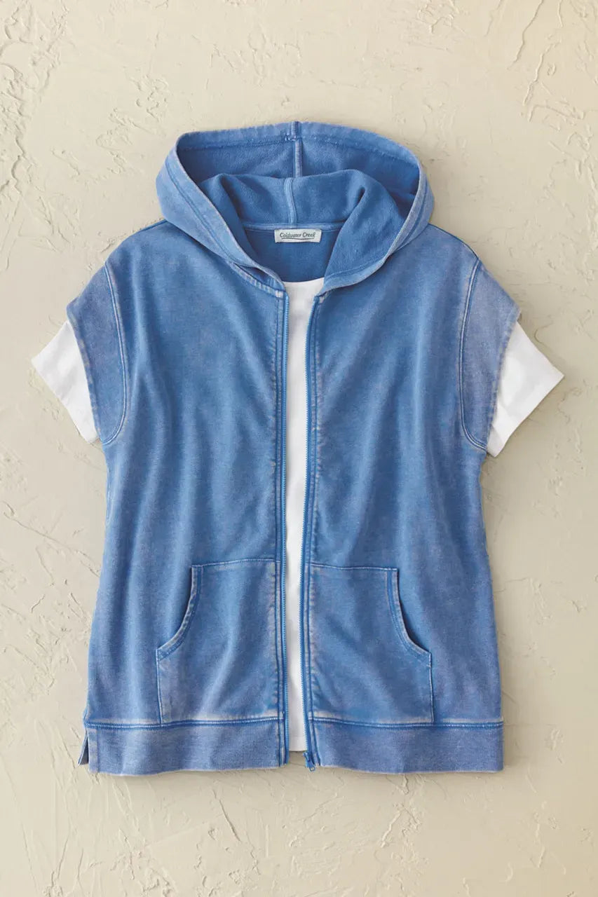 Colorwash Short-Sleeve Sweatshirt