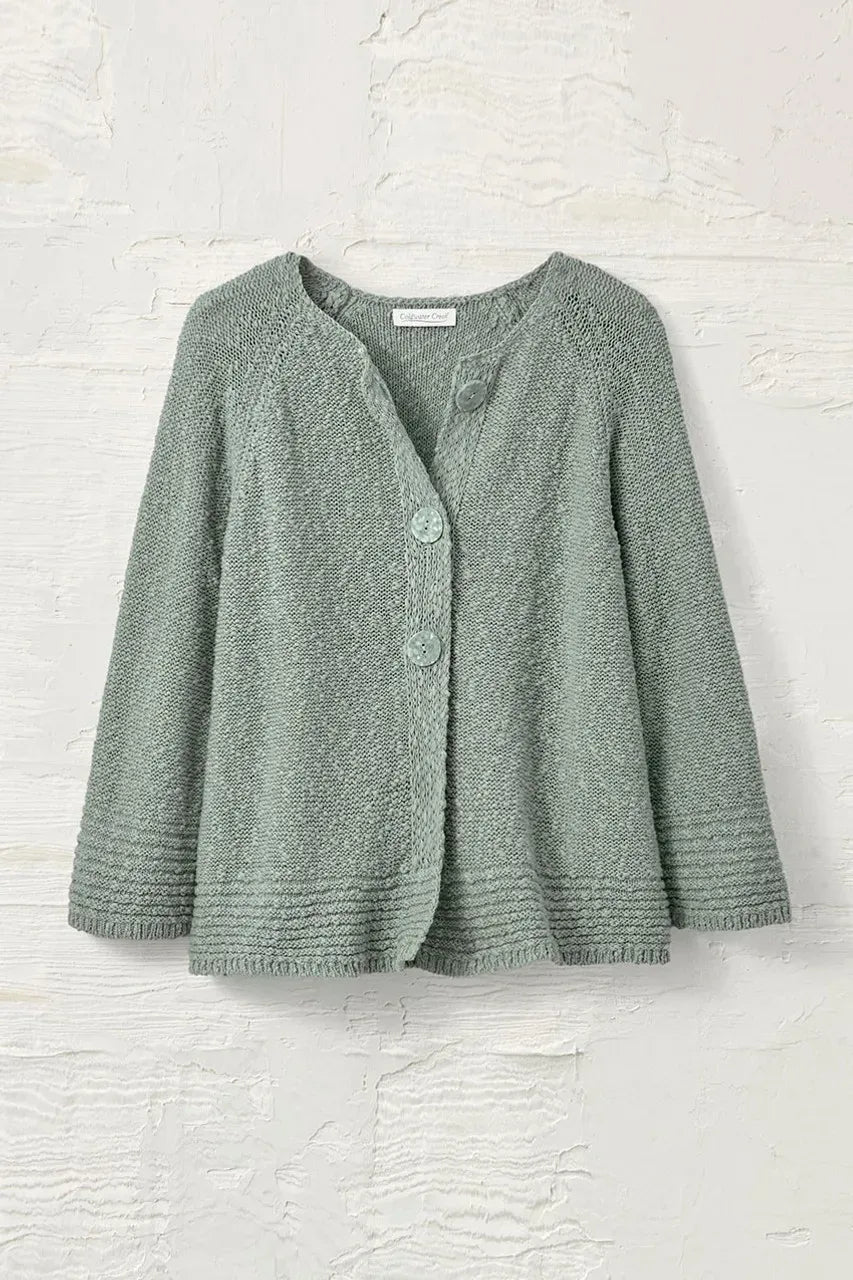 Buttoned Slub Cardigan