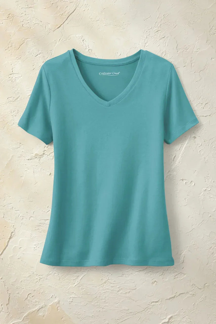 #BestCottonTM V-Neck Tee