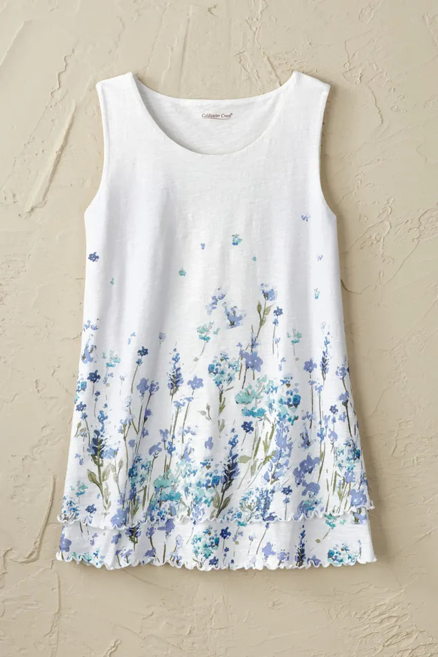 Joy of Flowers Knit Tunic