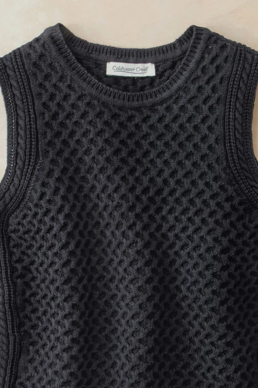 Honeycomb Sweater Tank
